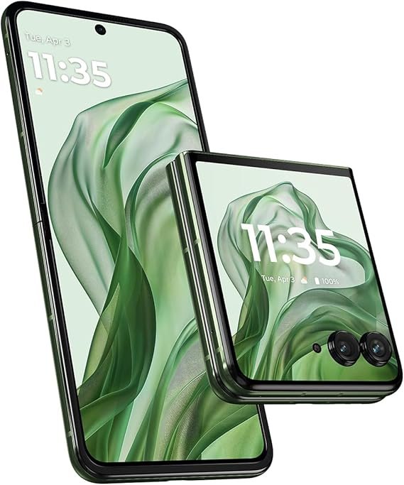 Motorola razr+ | 2024 | Unlocked | Made for US 12/256 | 50MP Camera | Spring Green