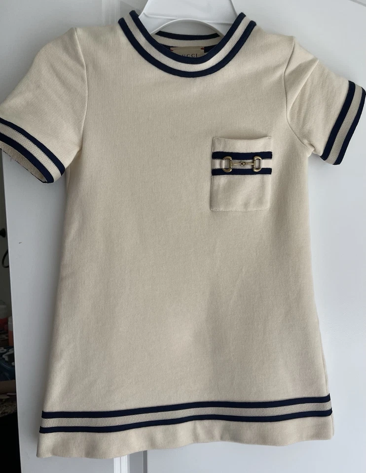 Gucci Girls Horsebit Dress EUC Size 5
