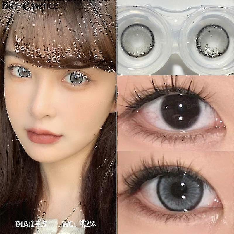 1 Pair Colorcon Korean Colored Contact Lenses For Eyes Big Eye Lenses Brown Lenses Black Eye Lenses