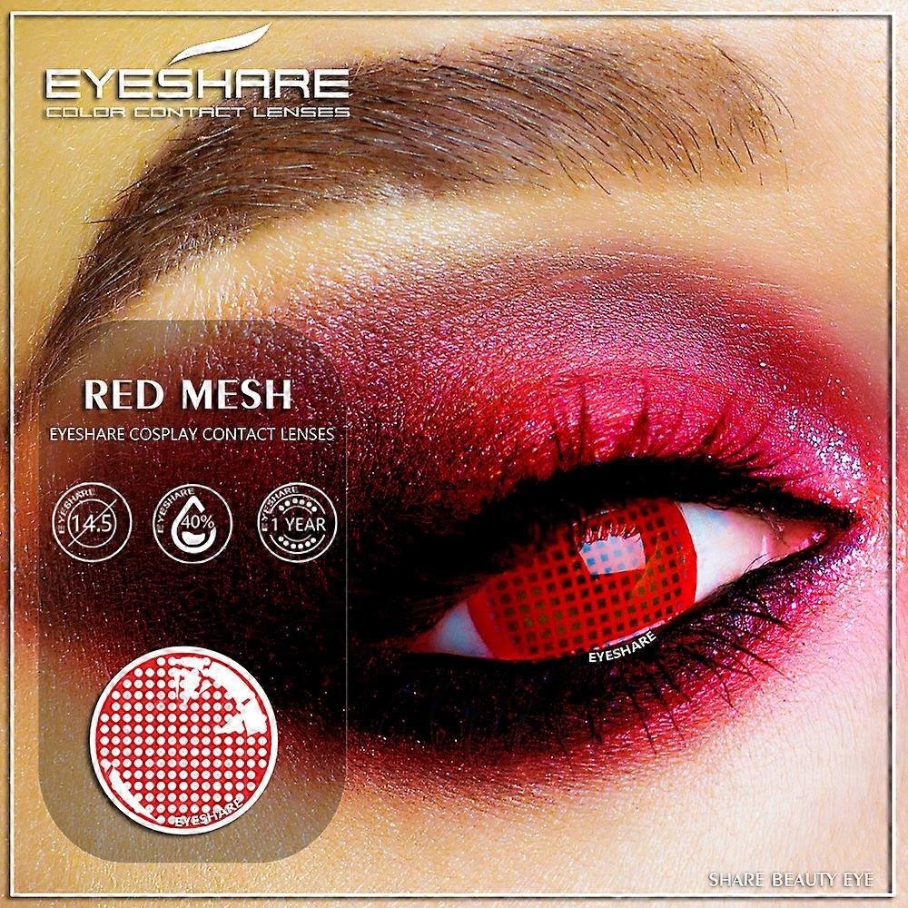 Cosplay Lenses Halloween Colored Contact Lens for Eyes HD Series Lens Color Cute Anime Contact Lens 