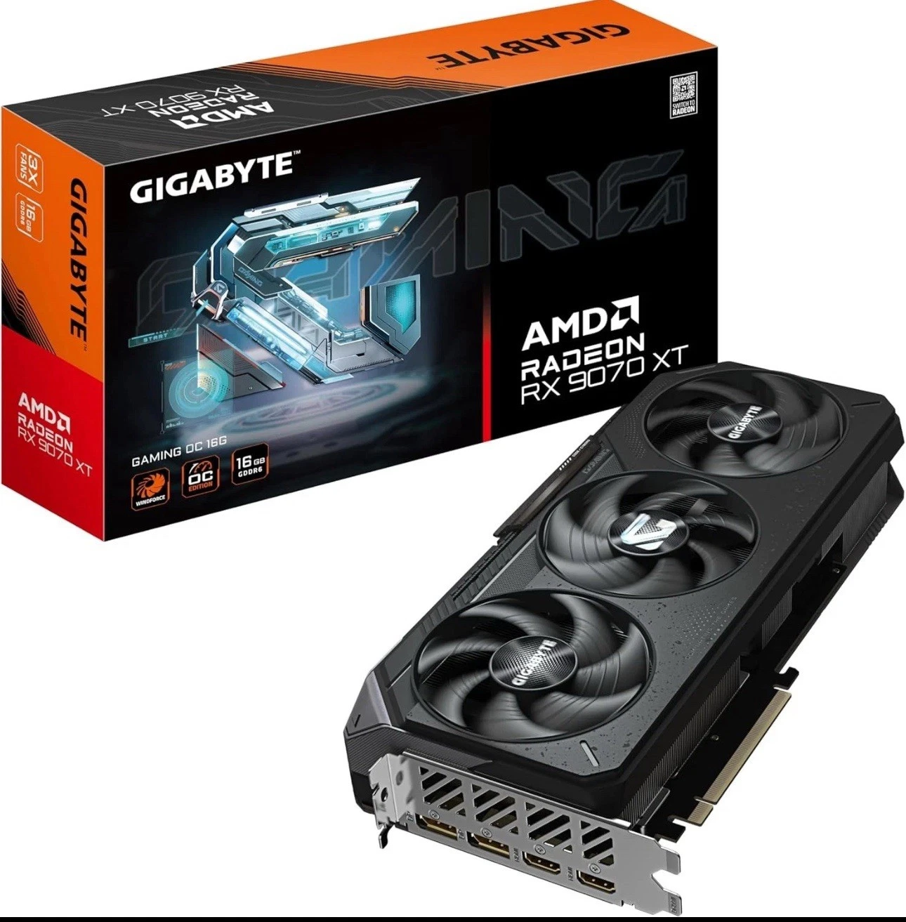 Gigabyte AMD Radeon RX 9070 XT GAMING OC 16g Graphics Card