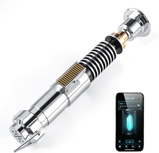 CUSTOM SABER RGBX Smooth Swing Light Saber, 12 Sound Fonts, Motion Control Infinite Color Changing A