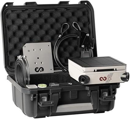 Enlaps Pack Tikee 4 with Hard case - 12MP 6K Autonomous Timelapse Camera and Accessories, 220° Panor