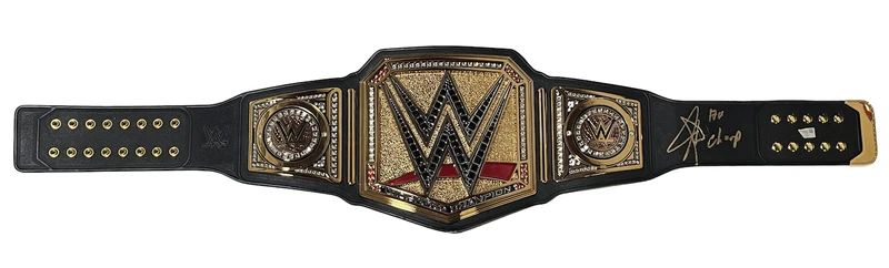 John Cena Autographed "17x Champ" Replica WWE Championship Title Belt Fanatics