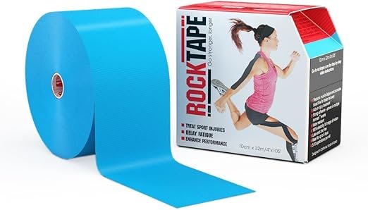 RockTape Big Daddy Kinesiology Tape for Athletes, Water Resistant, Reduce Pain and Injury Recovery